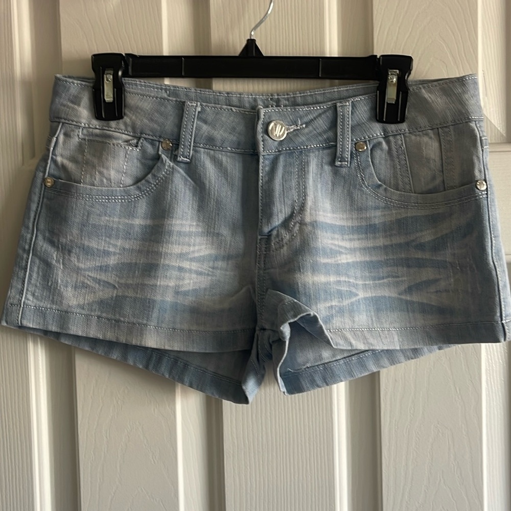 Light Blue Denim Women's Shorts